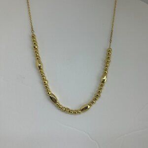Gorjana Laguna Adjustable Slide Bead  Necklace 18k Gold Plated NWOT